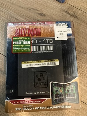 NEW SEALED Ant-Man (2015, Blu-ray 3D / Blu-ray, Steelbook, BestBuy Exclusive)