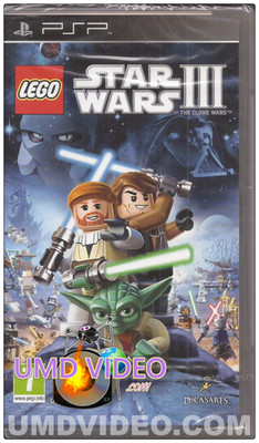 PSP UMD Spiel - Lego Star Wars 3 - The Clone Wars (Original)