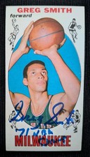 1969-70 Topps Greg Smith #81 Rookie RC On-Card Auto