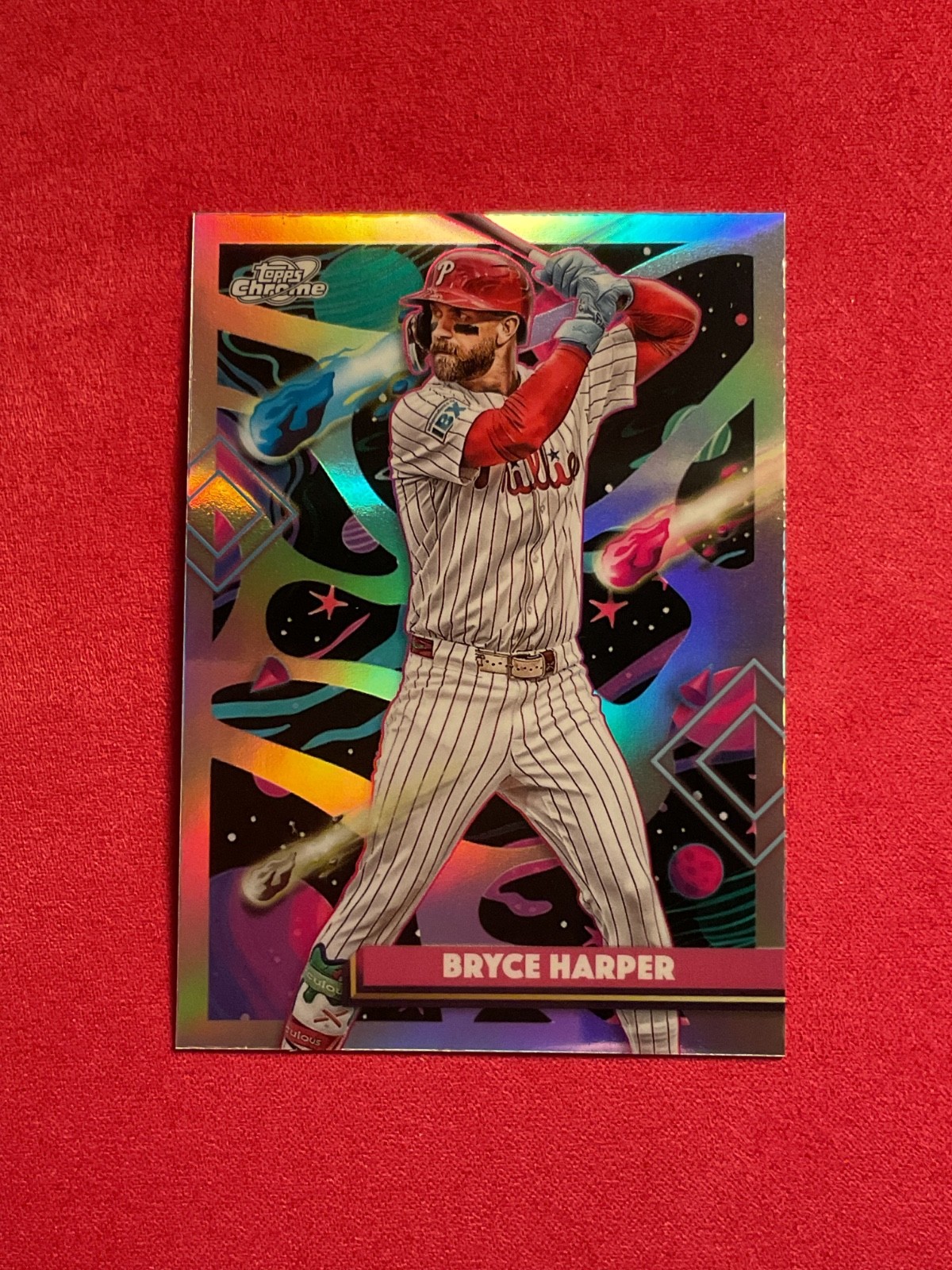 2025 Topps Cosmic Chrome☄️Bryce Harper-Phillies Refractor #200🔥
