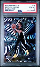 2024 PANINI REVOLUTION BLUE ASTRO #116 STEPHON CASTLE 64/99 PSA 10