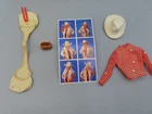 Vintage 1983 Barbie Doll #5029 Horse Lovin Skipper Western Red/White Shirt stamp