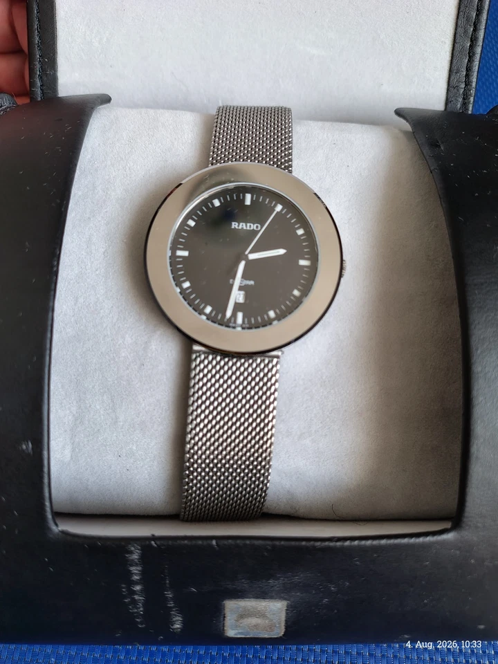 Rado Diastar generalüberholt 12/24 Vintage Herrenarmbanduhr Stahlarmband - Bild 2 von 4