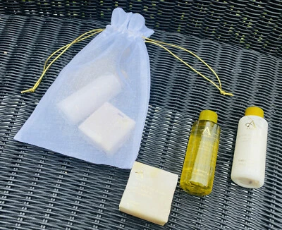 Arran After The Rain Gift Set Pouch Travel Kit White