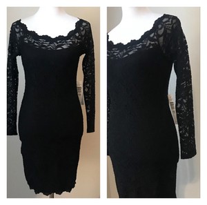 juniors black lace dress