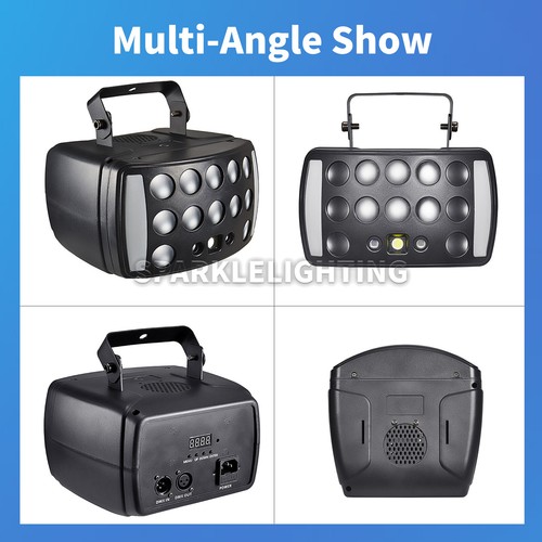 Paidun 5in1 LED Laser Projektor Licht DMX Musik Steuerung DJ Disco Bar Club Lampe - Bild 9 von 11