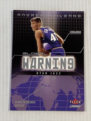 2002-03 Fleer Genuine Global Warning #3 Andrei Kirilenko