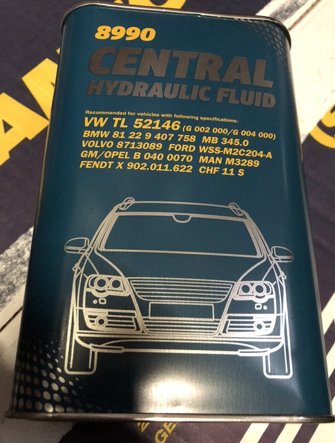 Mannol 1l Central Hydraulic Fluid CHF 11s VW TL 52146 Ford Wss-m2c204-a ...