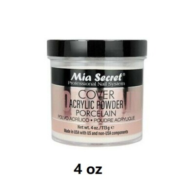 New Mia Secret Acrylic Powder COVER PORCELAIN Nail Art System 4 Ounce