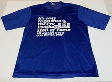 Vtg CHAMPION Pro Football Hall Of Fame Blue Mesh Jersey Shirt Men’s XL Canton