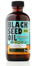 100 Pure Cold-Pressed Black Seed Oil - 4 oz.GLASS BOTTLE