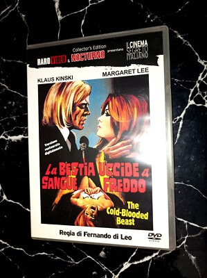 DVD - La Bestia Uccide A Sangue Freddo RaroVideo 1st First Italian Press Rare
