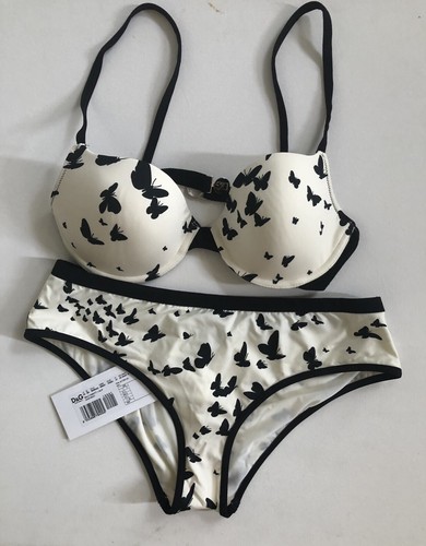 DOLCE&GABBANA New Butterfly Logo Swimwear Swimsuit Bikini Separate RankAB - Picture 10 of 13