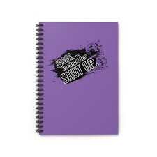 Purple Short for Spiral Notebook - Ruled Line