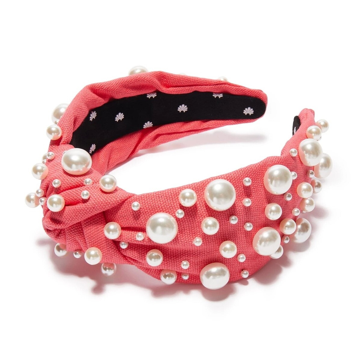 Lele Sadoughi Oversized Pearl Woven KNOTTED HEADBAND NWT  display picture 1