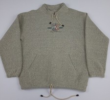 Vintage 90s San Diego California Sailboat Tie Neck Sweatshirt Vtg USA Paradise