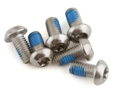 6x hope steel rotor bolts screws disc brake new silver shimano sram magura