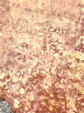 Half hide upholstery cowhide Leather brown bronze metallic rust red copper tan