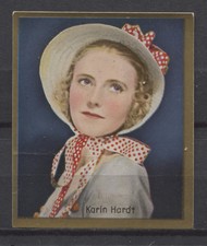 Karin Hardt Vintage Movie Star Cigarette Trading Card Josetti No.183