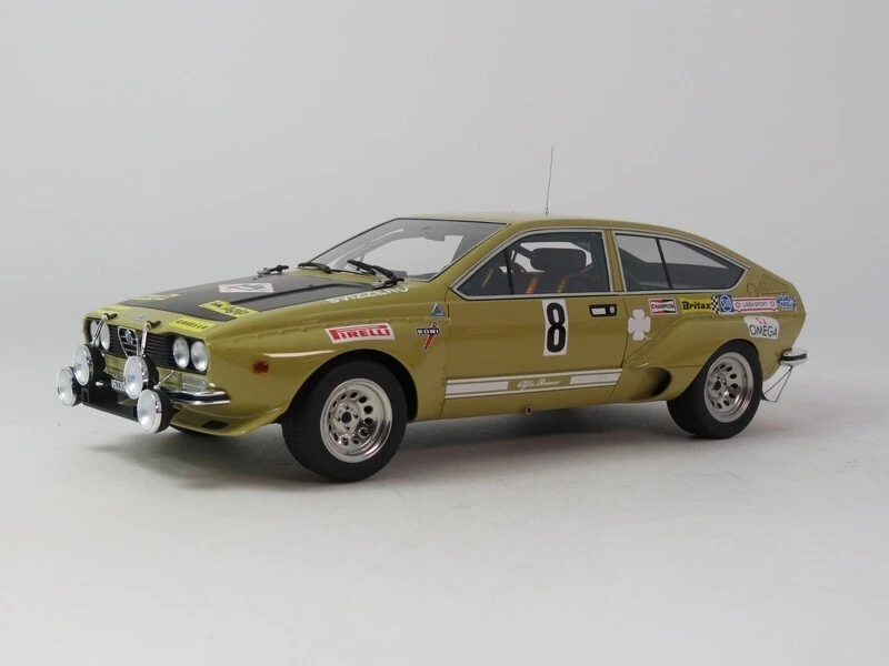 LS Collectibles Alfa Romeo GT Gr.2 #8 Svizzero Rally 4 Regioni 1975 1/18 LS087C - Immagine 2 di 3
