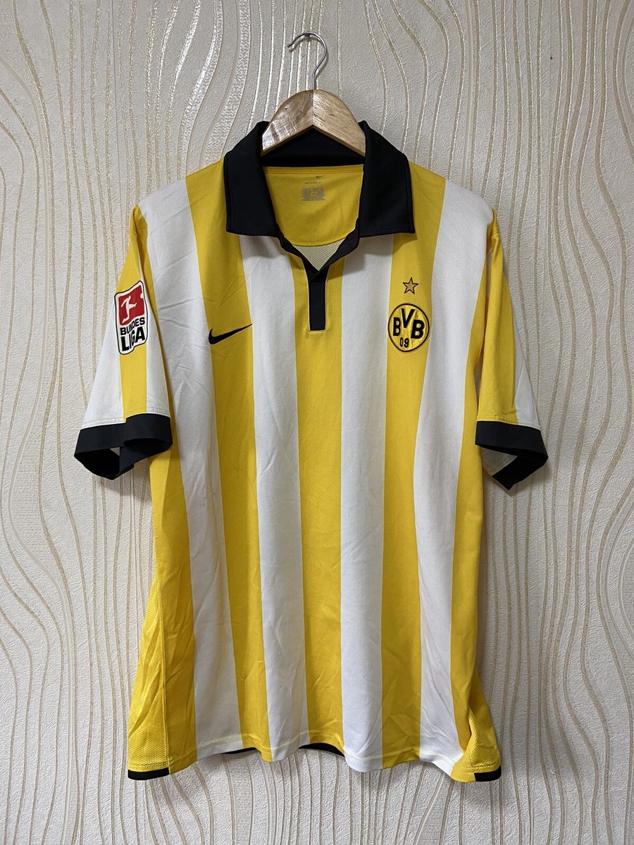 BORUSSIA DORTMUND 2006 2007 AWAY FOOTBALL SHIRT SOCCER JERSEY NIKE