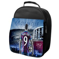 Image of Personalised Barcelona Football Lunch Bag Kids Insulated School Lunch Box AF10