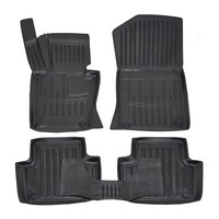 Gummi FußMatten Gummimatten FüR BMW X3 E83 2004-2010 5-Tlg Scoutt