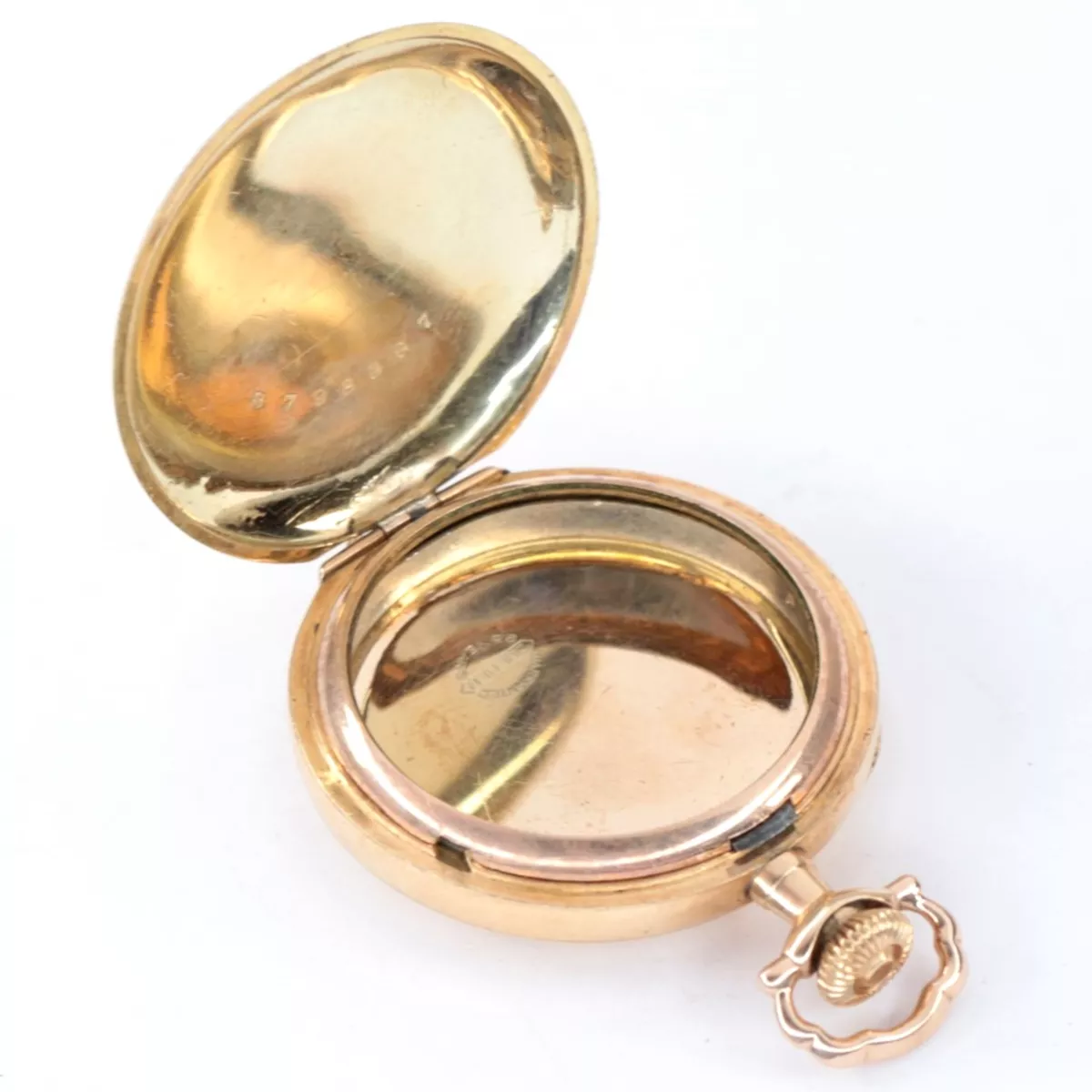 Dueber Pocket Watch Case 3 o Size Gold Filled Case with no crystal