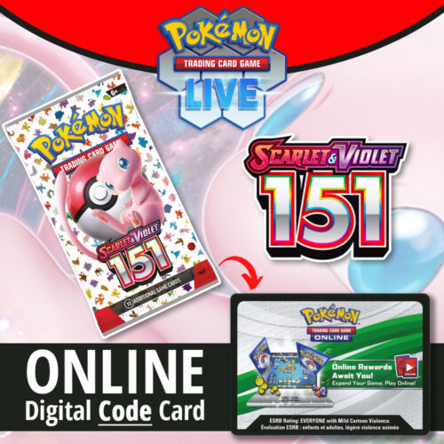 151 - Lotto di carte con codice di massa Pokémon PTCGO Live GCC Booster ONLINE - Foto 1 di 4