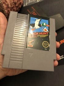 +++ 100 % Official MINT Duck Hunt Nes Nintendo New  No Zelda Pokemon Mario  ASD