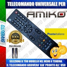 TELECOMANDO UNIVERSALE AMIKO - CLICCA SUL TUO MODELLO E LO RICEVERAI GIA PRONTO