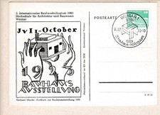 Karta Weimar Wystawa budowlana 1983 ..... S4