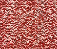 MILL CREEK HILLSTONE PIMENTO RED ZEBRA STRIPE OUTDOOR INDOOR FABRIC BY YARD 54"W