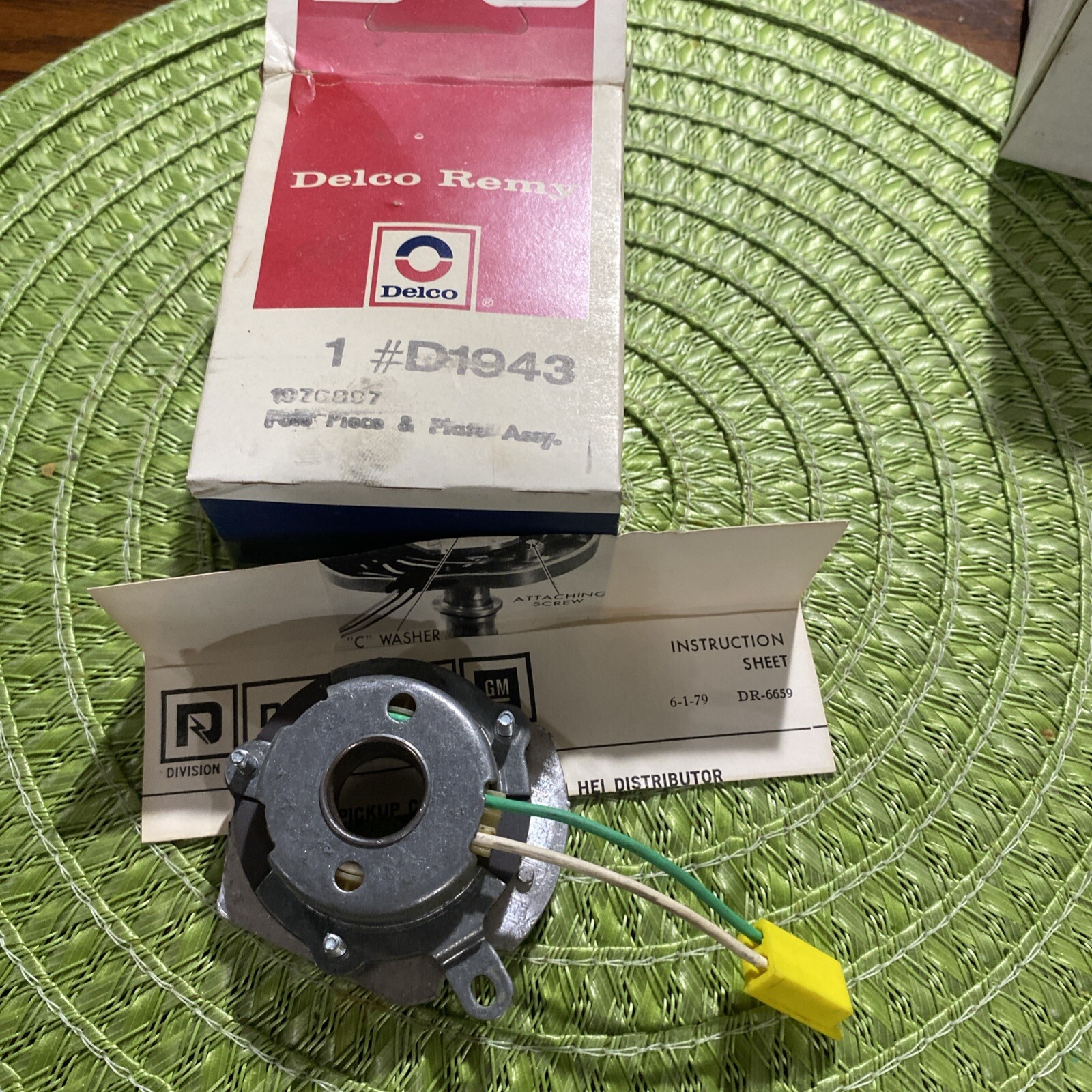 NEW AC DELCO GM 1981 1986 CAMARO V8 DISTRIBUTOR POLE PIECE # D1943 1976897