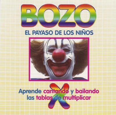 BOZO El Payaso De Los Ninos CD En Espanol Bozo The Clown Mexican Children's Kids