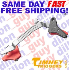 Timney Alpha Competition Series Trigger  3lb Pull, Red - Alpha Glock Gens 3 & 4