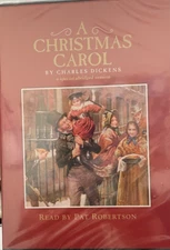 A Christmas Carol by Charles Dickens, Read By Pat Robertson Factory Sealed NEW