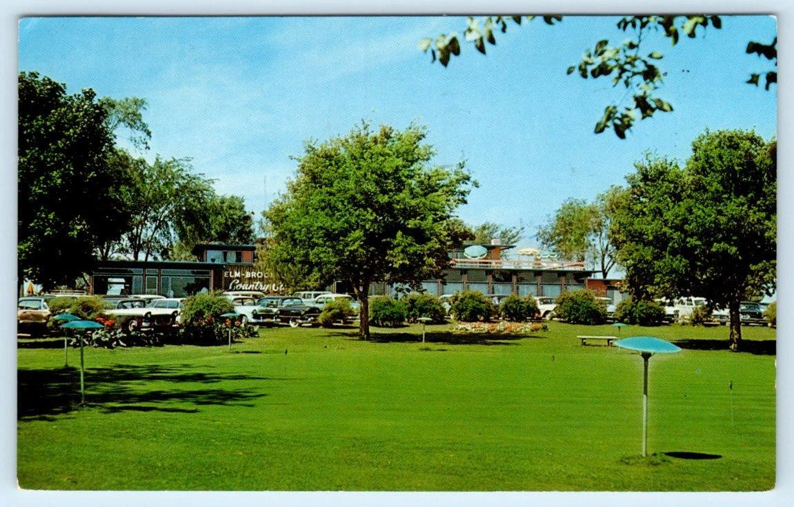 LAKE OKOBOJI, Iowa IA ~ Public Golf Course ELM BROOKS COUNTRY CLUB 1960  Postcard | eBay