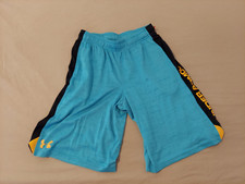 Boys Under Armour Shorts YLG Youth L Large Blue Athletic Gym Workout