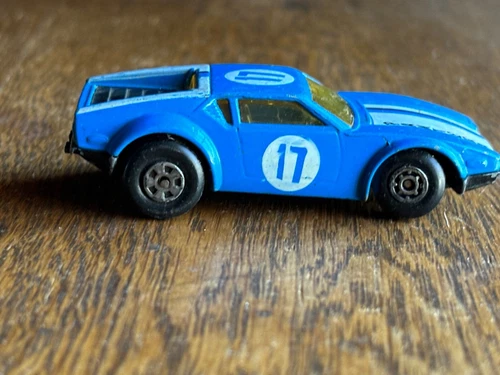 VINTAGE 1975 LESNEY DIECAST METAL MATCHBOX SUPERFAST CAR DE TOMASO PANTERA NO. 8