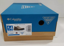NEW Columbia PGF Bahama Vent Men  s Knit Shoes Size 14 Mud/Ocean Blue