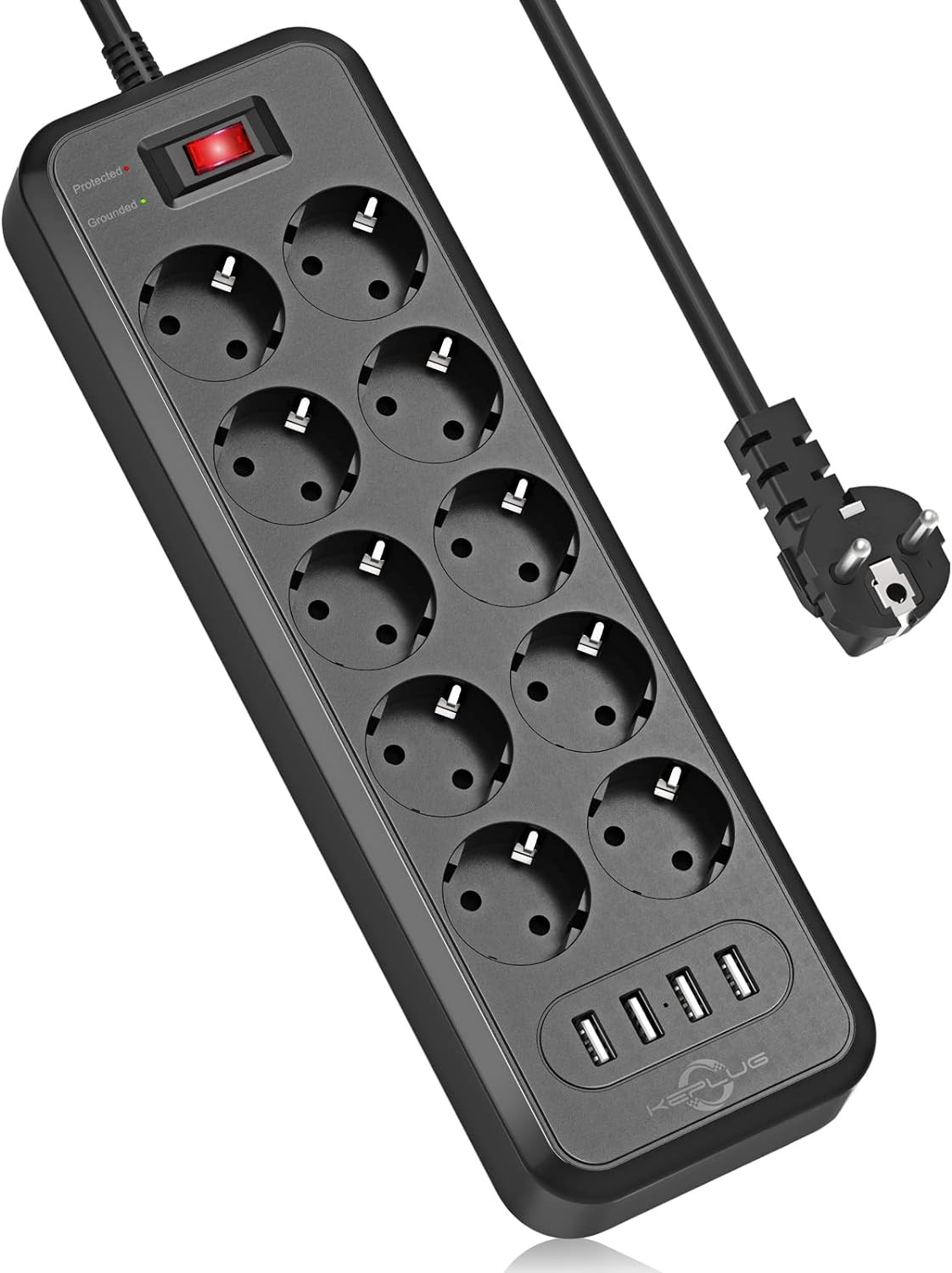 Multiprise electrique 4000W securisee pour proteger vos appareils de valeur