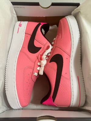 NEW Mens Nike Air Force '07 LV8 Shoes Low Pink Gaze White
