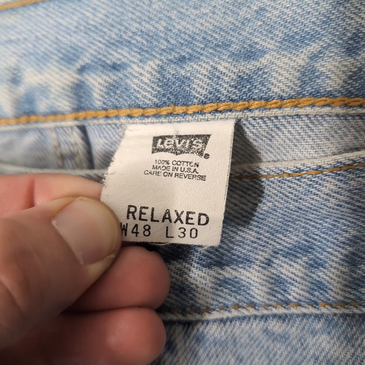 Vintage Discontinued 540 Relaxed Levi's Jeans 100% Cotton Vintage Discontinued 540 Relaxed Levi's Jeans 100% Cotton