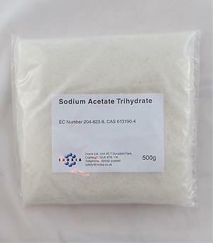 Acetato de sodio trihidrato, hielo caliente, 500 g - Picture 2 of 2
