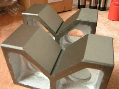 AMADEAL Precision Ground Pair Of Vee Blocks 6" and 7" Length