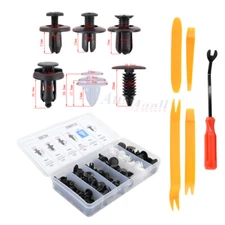 100pcs 6 Size Retainer Bumper Fender Shield Clips +5Tool for Chrysler Dodge Jeep