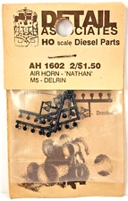 Detail Associates HO Scale #AH 1602 Air Horn - 'Nathan' M5 - DELRIN (2/pk)