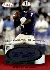 2007 SAGE #A52 Isaiah Stanback Autographs Bronze