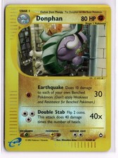 Donphan 7/147 Rare Aquapolis Pokemon Reverse Holo Near Mint on eBay